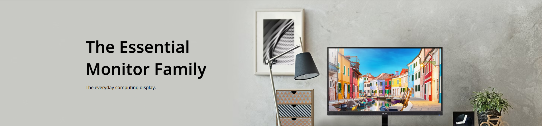 Acer monitor family banner